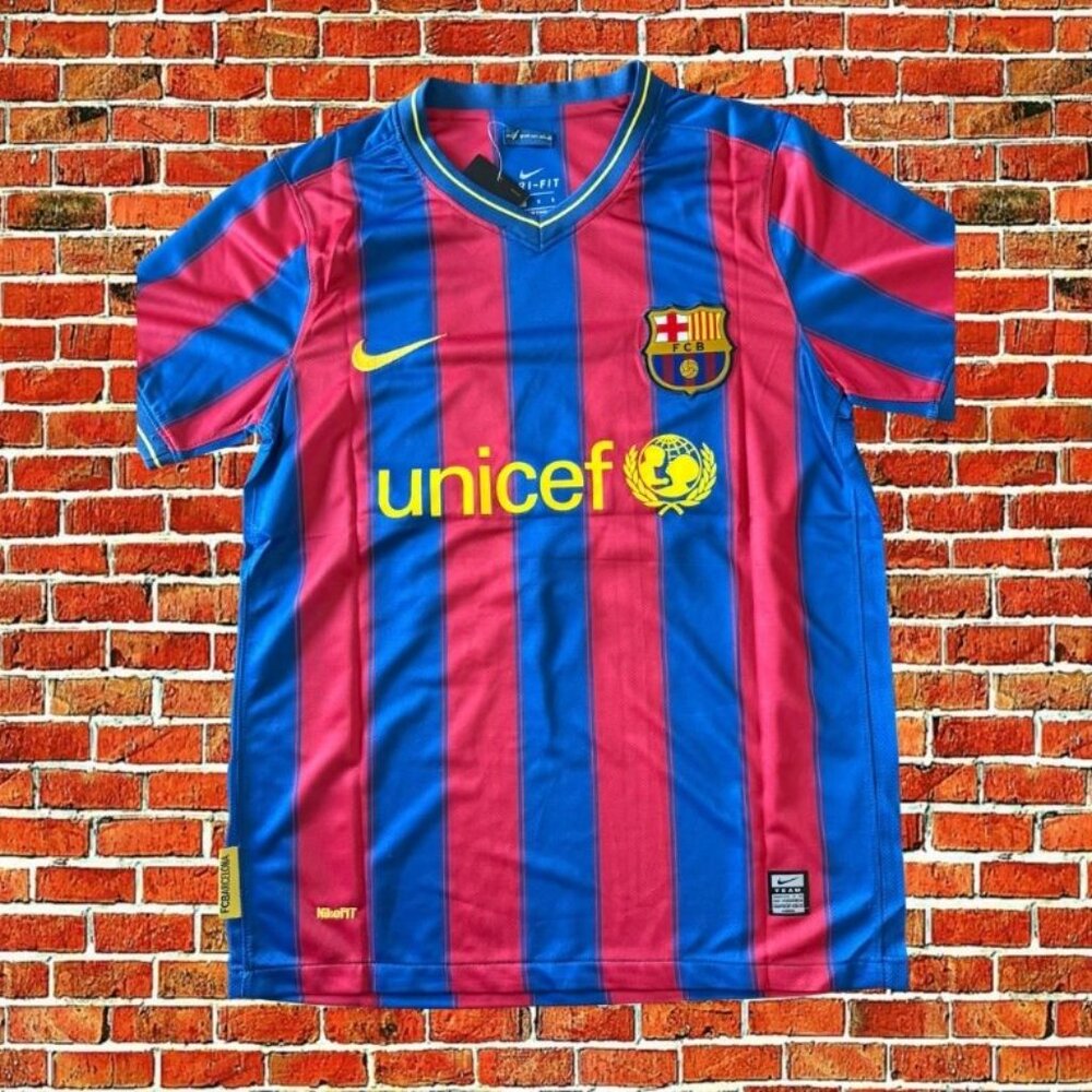 MESSI FC BARCELONA 2009 HOME JERSEY KIT